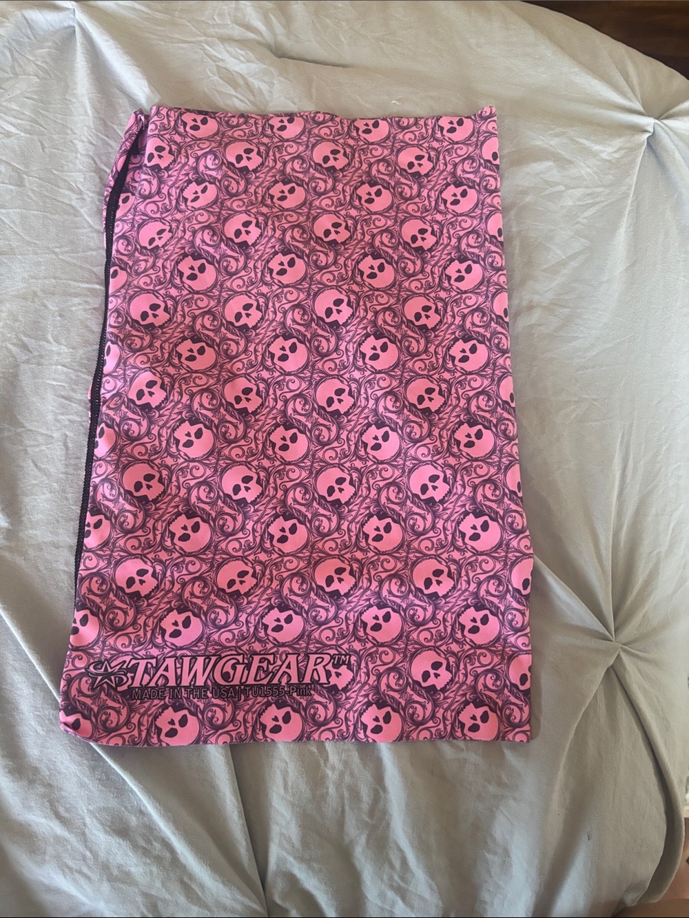 Tawgear Pink Skull Print Neck Gaiter